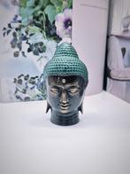 Messing Boeddha Beeld - H9 cm, Ophalen of Verzenden, Zo goed als nieuw