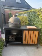 Geweldige bbq tafel / wagen met graniet blad, Ophalen, Zo goed als nieuw, Houtskool