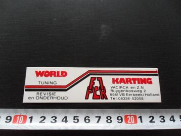 sticker eerbeek VACIRCA EN ZN world karting tuning revisie beschikbaar voor biedingen