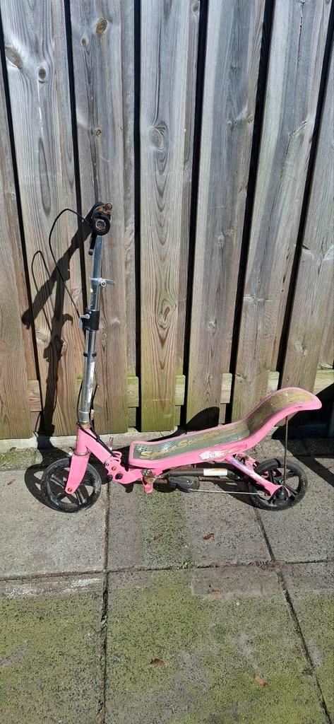 Space Scooter roze, Fietsen en Brommers, Steps, Zo goed als nieuw, Ophalen