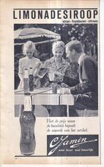 Retro reclame 1966 Jamin limonade siroop frisdrank, Ophalen of Verzenden