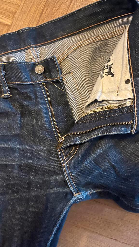 Levi's 511 Selvedge - W32/L34 - Goed Gedragen, Kleding | Heren, Spijkerbroeken en Jeans, Gedragen, W32 (confectie 46) of kleiner
