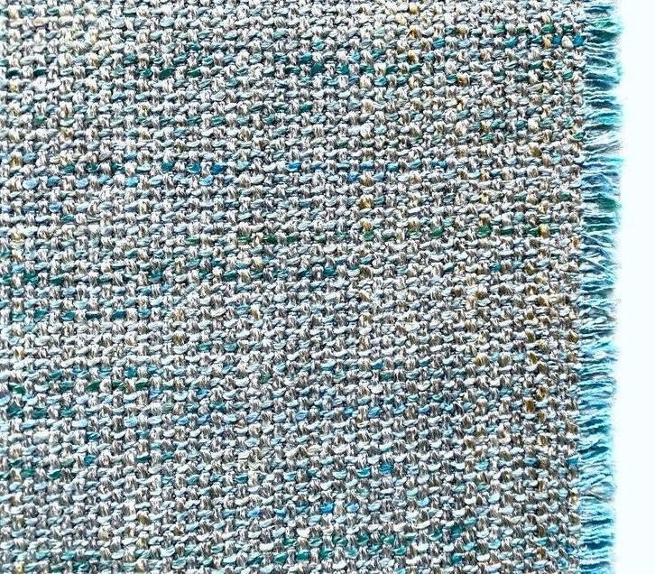 Montis Elliot 35 lichtblauw/groen/grijs; 19 meter meubelstof, Hobby en Vrije tijd, Stoffen en Lappen, Nieuw, Overige materialen