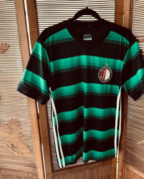 GROEN/ZWART FEYENOORD SHIRT MT. M., Sport en Fitness, Voetbal, Zo goed als nieuw, Shirt, Maat M, Ophalen of Verzenden
