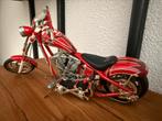 Franklin Mint… easy rider en harley modellen., Ophalen, Zo goed als nieuw, Groter dan 1:32, Overige merken