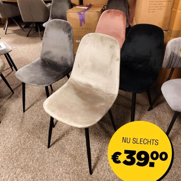 Eetkamerstoelen - Diverse kleuren en materialen, Huis en Inrichting, Stoelen, Zo goed als nieuw, Vijf, Zes of meer stoelen, Metaal