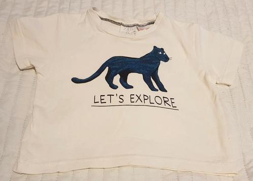 Zara tshirt maat 68 baby kleding wit creme luipaard t-shirt, Kinderen en Baby's, Babykleding | Maat 68, Zo goed als nieuw, Jongetje