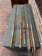 5 oude spinhengels, Ophalen, Gebruikt, Werphengel