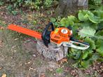 Stihl HS 45 benzine heggenschaar 45 cm. blad keurig nette!!, Ophalen of Verzenden, Zo goed als nieuw, Benzine, Stihl