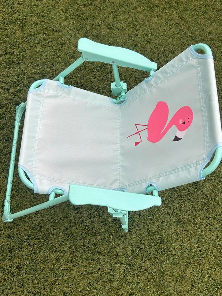 Leuke Klapstoel met Flamingo Design, Kinderen en Baby's, Kinderkamer | Tafels en Stoelen, Nieuw, Stoel(en), Ophalen