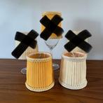 Lampenkapjes, klemkapje, plissé, barok, brocante, vintage., Huis en Inrichting, Lampen | Lampenkappen, Ophalen of Verzenden, Zo goed als nieuw