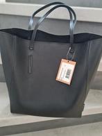 Lederen tas fred de la bretoniere ., Ophalen of Verzenden, Nieuw, Zwart, Handtas