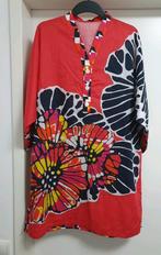 Maat M Rood zwart tuniek top jurk indiase kamiz kurta, Ophalen of Verzenden, Zo goed als nieuw, Maat 38/40 (M), Rood