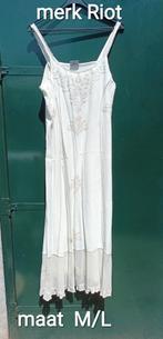 Zomerjurk gebroken wit RIOT maat M/L, Maat 38/40 (M), Riot, Verzenden, Beige
