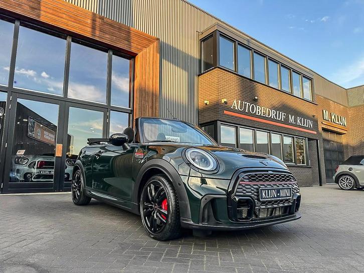 Mini Mini Cabrio 2.0 John Cooper Works JCW Pack F1 aut 231pk, Auto's, Mini, Bedrijf, Te koop, Cabrio, ABS, Achteruitrijcamera