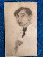 Jan mankes, zelfportret, Antiek en Kunst, Kunst | Etsen en Gravures, Ophalen of Verzenden