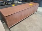 Tv-meubel mangohout 165 cm lang greeploos, Ophalen, ., 150 tot 200 cm, .