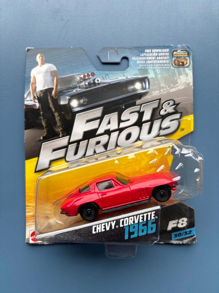 Fast & Furious Chevy Corvette 1966 - Nieuw in verpakking!, Hobby en Vrije tijd, Modelauto's | Overige schalen, Nieuw, Auto, Ophalen of Verzenden