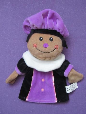 EVORA Knuffel HANDPOPJE ZWARTE PIET. 28 CM **Nieuw** beschikbaar voor biedingen
