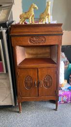 Antike eiken grammofoon artdeco stijl, Antiek en Kunst, Ophalen