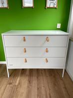 Kidsmill commode AMY - Lichtgrijs met leren handvaten, Kinderen en Baby's, Kinderkamer | Commodes en Kasten, Ophalen, Gebruikt