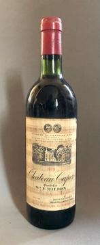 Chateau Capet Grand Cru St. Émillion 1975, Gouden Medaille, Frankrijk, Ophalen of Verzenden, Zo goed als nieuw, Rode wijn