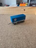 970 herpa aanhanger met Tip wisselbak, Ophalen of Verzenden, Zo goed als nieuw, Bus of Vrachtwagen, Herpa