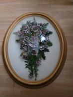 Boeket droogbloemen in glazen bol, nu 30 euro, Huis en Inrichting, Woonaccessoires | Droogbloemen, Ophalen, Gebruikt