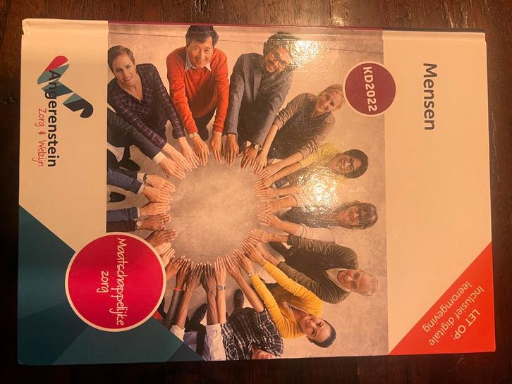 Mensen - MBO Maatschappelijke Zorg - Boek, Boeken, Studieboeken en Cursussen, Zo goed als nieuw, MBO, Gamma, Ophalen of Verzenden