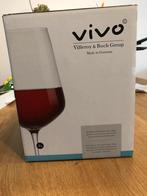 Villeroy & Boch VIVO Rode Wijnglazen (8 stuks), Huis en Inrichting, Keuken | Servies, Ophalen, Glas of Glazen, Effen, Glas