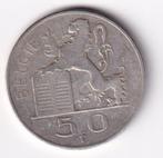 Belgie 50 Francs 1948 Fraai, Verzenden, België, Losse munt, Zilver