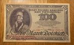 Polskich bankbiljet 100 marek 1919, Ophalen of Verzenden, Polen, Los biljet
