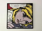 Popart zeefdruk Roy Lichtenstein, Antiek en Kunst, Kunst | Litho's en Zeefdrukken, Ophalen