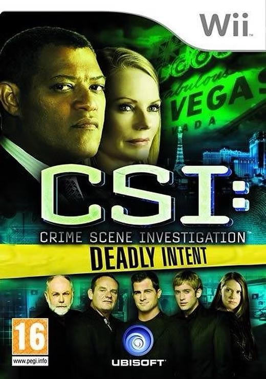 Nintendo Wii CSI: deadly intent, Spelcomputers en Games, Games | Nintendo Wii, Zo goed als nieuw, Avontuur en Actie, 1 speler