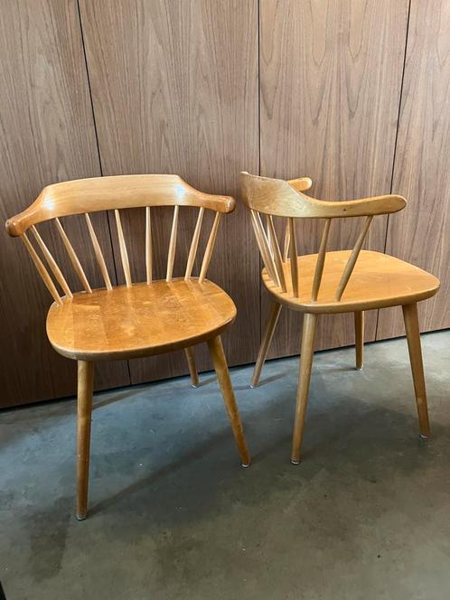 Yngve Ekström smalland eetkamerstoelen, Huis en Inrichting, Stoelen, Zo goed als nieuw, Twee, Ophalen