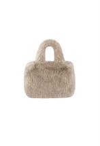 Fluffy Handtas - Zachte Tas, Sieraden, Tassen en Uiterlijk, Tassen | Damestassen, Ophalen of Verzenden, Nieuw, Beige, Handtas