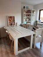 Witte Klepbank, Ophalen of Verzenden, Gebruikt, Minder dan 4 stoelen