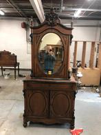 Buffet 1890-mahoni, Huis en Inrichting, Kasten | Buffetkasten, Ophalen, Gebruikt, 25 tot 50 cm, Met deur(en)