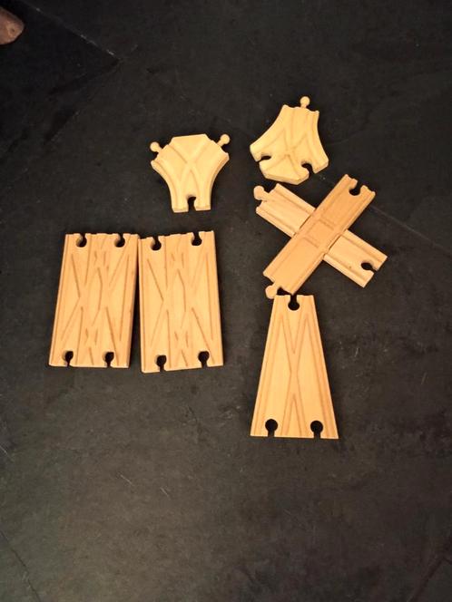 Houten Treinbaan Wissels & Kruisingen, Kinderen en Baby's, Speelgoed | Houten speelgoed, Gebruikt, Rij- of Hobbelspeelgoed, Ophalen of Verzenden
