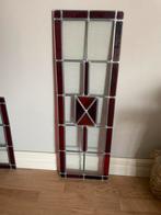 Glas in lood raam, Doe-het-zelf en Verbouw, Glas en Ramen, Ophalen, Gevelraam of Ruit, Minder dan 80 cm, Glas in lood