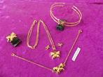 Mooie Goud Double Set - Vlinder, Verzenden, Overige materialen, Armband, Verguld