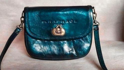 St. Raphael Paris mini schoudertasje - echt leer - 16x13cm, Sieraden, Tassen en Uiterlijk, Tassen | Schoudertassen, Zo goed als nieuw