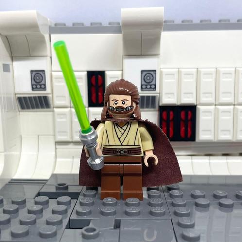 Qui-Gon Jinn (sw0410) – LEGO Star Wars Minifiguur, Kinderen en Baby's, Speelgoed | Duplo en Lego, Zo goed als nieuw, Lego, Losse stenen