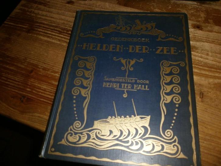 1929 gedenkboek helden der zee zeldzaam oude fotos redders, Antiek en Kunst, Antiek | Boeken en Bijbels, Ophalen of Verzenden
