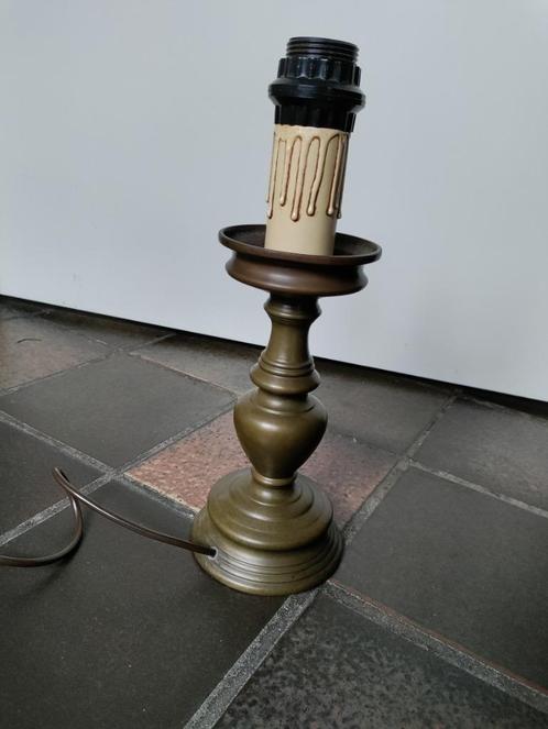 Messing voet voor tafellamp, Huis en Inrichting, Lampen | Tafellampen, Gebruikt, Minder dan 50 cm, Metaal, Ophalen of Verzenden