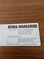 4688 Sticker Verpakking Remia Margarine, Ophalen of Verzenden, Zo goed als nieuw