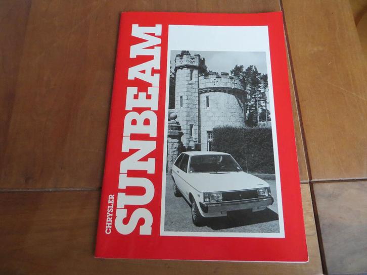 Dealer introductiegids Chrysler Sunbeam 1977, als nieuw, Boeken, Auto's | Folders en Tijdschriften, Zo goed als nieuw, Overige merken
