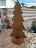 Cortenstaal kerstboom, Tuin en Terras, Bloembakken en Plantenbakken, Rond, Ophalen of Verzenden, Zo goed als nieuw, Metaal