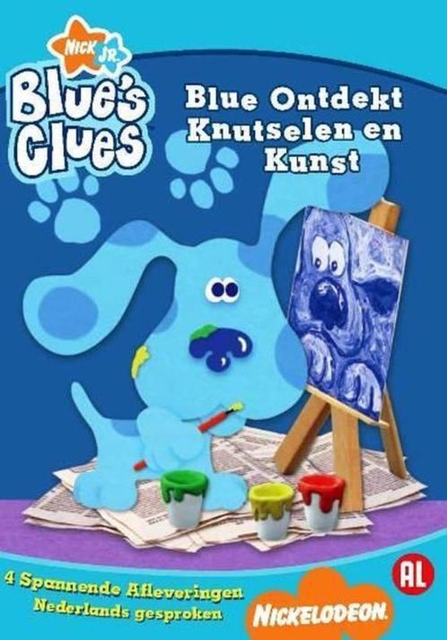 DVD Blue's Clues - Blue Ontdekt Knutselen En Kunst, Cd's en Dvd's, Dvd's | Kinderen en Jeugd, Zo goed als nieuw, Tv fictie, Avontuur