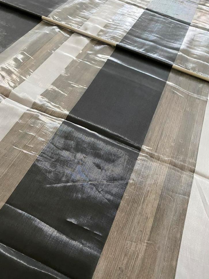 3x vouwgordijn, Huis en Inrichting, Stoffering | Gordijnen en Lamellen, Zo goed als nieuw, 200 cm of meer, 100 tot 150 cm, Ophalen